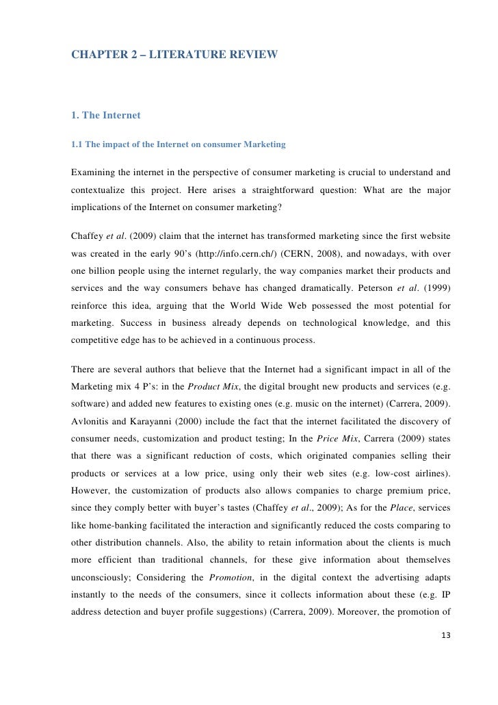 Dissertation marketing online